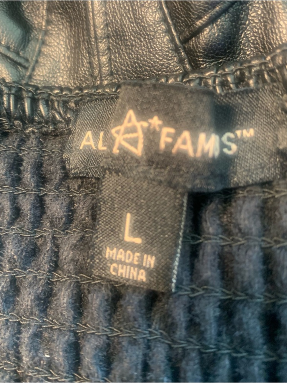 Bustier faux leather size medium. Almost Famous Top. - Picture 9 of 9